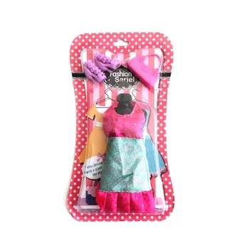 

Fashion dress and accessories for dolls 29 cm (dress, shoes, bag)