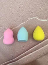 Puff en polvo cosmético para mujer, base de maquillaje esponja, belleza, herramientas y accesorios, forma de mezcla de gotas de agua, 1 ud.