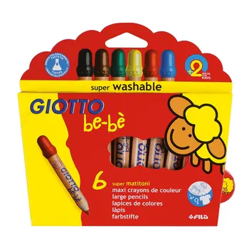 

Pencils Super largepencils 12 CV + Sharpener Giotto be-be' 466500
