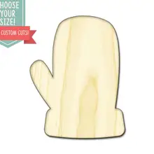 10 зимних погодных рукавиц-на заказ Выберите свой размер Лазерная резка Деревянные Художественные товары для рукоделия Настенный декор свадебный детский DCS0401