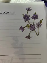 60 unidades/Paquete de pegatinas de flores para decoración, bricolaje, álbum diario, planificador, pegatinas, papelería, etiqueta adhesiva para útiles escolares