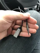 UGREEN-receptor inalámbrico de música para coche, adaptador manos libres con Bluetooth 5,0, Audio AUX, Conector de 3,5mm, transmisor BT