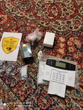 Sistema de alarma de seguridad antirrobo para el hogar, intercomunicador GSM inalámbrico con cable, 433MHz, idioma español, francés, inglés, ruso e italiano