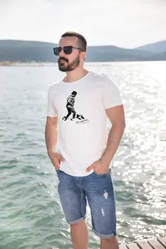 

Angemiel Wear Gazi Mustafa Ataturk Cotton White Men 'S T-Shirt
