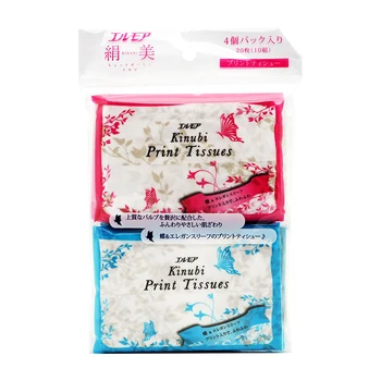

Napkins for face ellemoi Kami shodji Kinubi print tissues (4x10 PCs)
