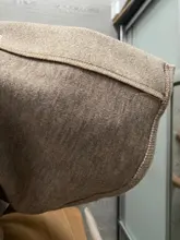 Outwear Jackets Long-Coats Camel ZXQJ Woolen Girls Chic Elegant Spring-Autumn Vintage Women