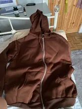 BiggOrange-Sudadera con cremallera para mujer, chaqueta de invierno, sudaderas de talla grande, bolsillos clásicos, jerséis de manga larga