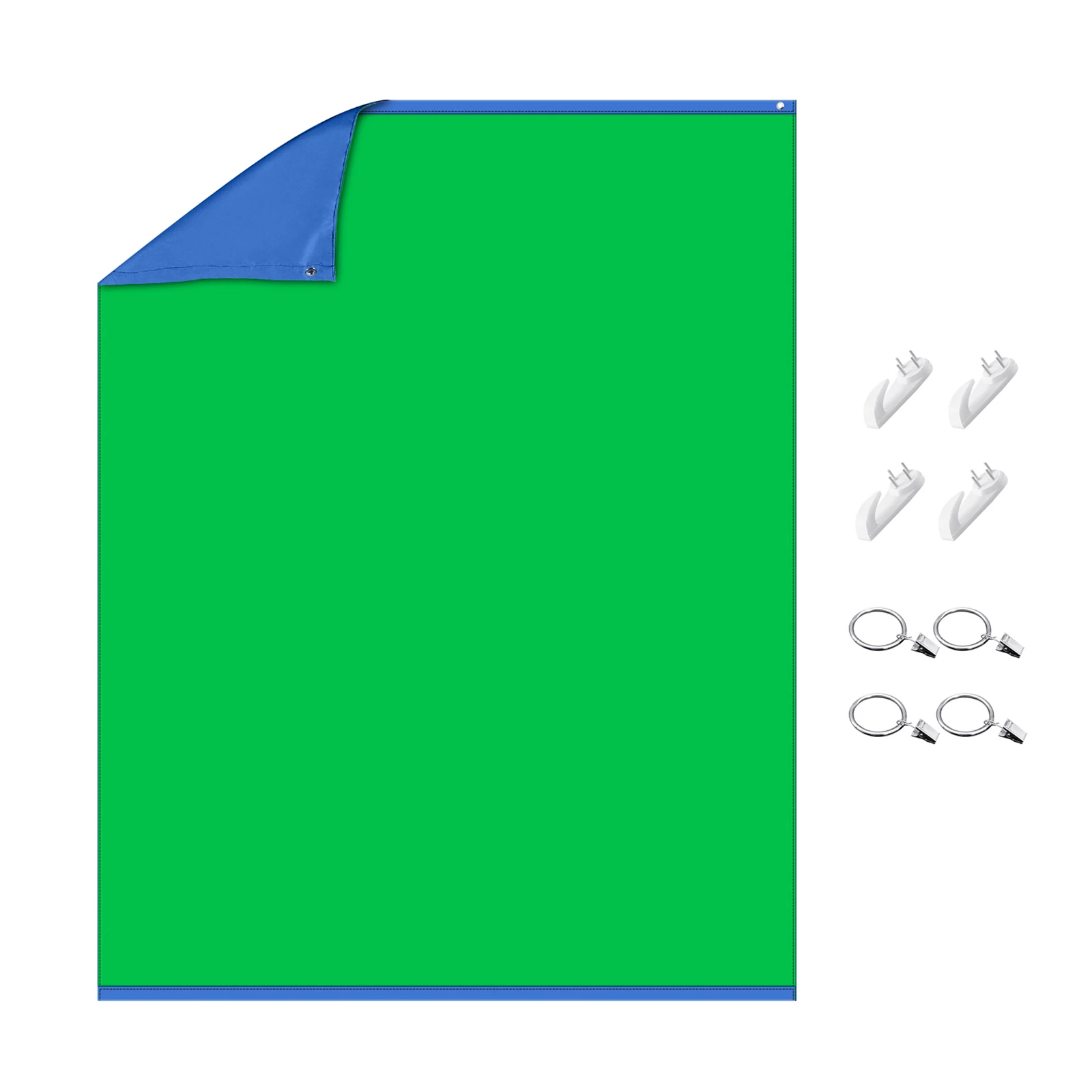 

Neewer Chromakey Green/Blue Screen 2-in-1 Curtain Backdrop for Video/Photography/Streaming, Double-sided Background