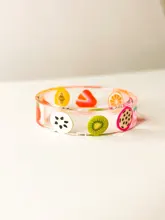 1000 unids/lote mezclado Animal fruta de UV resina epoxi molde rellenos para la fabricación de la joyería Diy uñas arte artesanía decoraciones