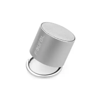 

Portable Mini Bluetooth Speaker with carabiner, color GrigioFOUREL4.76