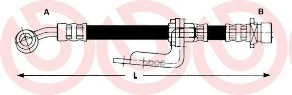 Шланг Тормозной Honda Cr-V 95-02 Пер.Прав. Brembo T28013 Brembo арт. T28013