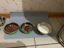 Pet-Mat Dog-Feeding-Mat Water-Pad Non-Slip Drinking Silicone Cat-Color for Easy Clean