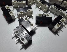 Interruptor momentáneo de botón de Interruptor de Límite Micro, interruptor de ratón de CA de 1A 125V, 3 pines, palanca con rodillo de bisagra, brazo SPDT 12*6*6mm