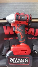 WOSAI-destornillador eléctrico de 20V, batería de 300NM, destornillador inalámbrico sin escobillas, taladro de impacto, controlador de impacto recargable