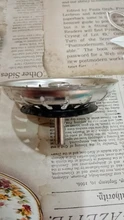 Sink Drain Basin Kitchen-Sink-Strainer-Stopper Waste-Plug Stainless-Steel Deodorization