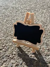 10 unids/set Mini pizarra de madera tablero de mensajes Universal pizarra portátil decoración de fiesta de boda partes decorativas