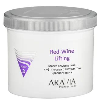 

Mask alginate lifting with red wine extract aravia professional