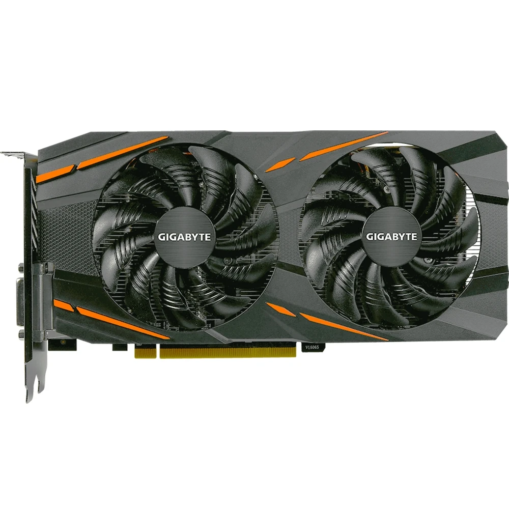 Видеокарта Gigabyte WindForce nVidia GeForce GTX 1060 1797MHz 6144MB 8008MHz 192 bit RTL [GV-N1060WF2OC-6GD]