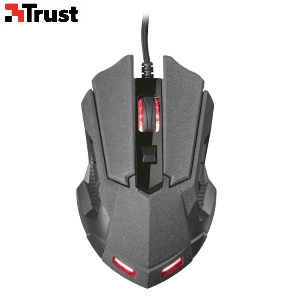 Игровая симметричная проводная мышь 20324 Trust GXT 158 лазерная до 5000 dpi 8 клавиш 5