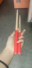 Baquetas electrónicas antideslizantes de madera de arce, accesorios de percusión, 7A, 1 par