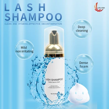 

LBLASH 60ml Eyelash Extension Cleanser Shampoo Professional Foam Cleaner Individual Eyelashes Makeup Remover Tools
