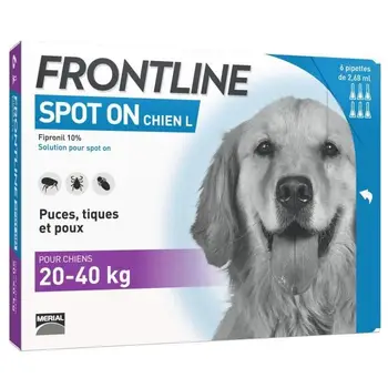 

FRONTLINE Spot On dog 20-40kg - 6 pipettes