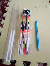 FTK Barguzinsky abeto de luz en la oscuridad 5 unids/lote pesca Float longitud 19-23cm flotador peso 2g-g 6 para la pesca de la carpa