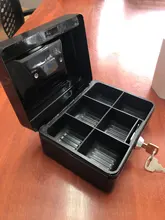 Caja Metalica de Seguridad con Llave Caja Caudal Metal Mini Caja Fuerte Para Dinero Billetes Joyas Proteccion 3 Colores 4 Medida