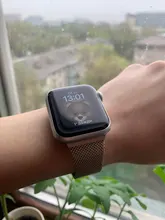 Milanese-correas milanesas para Apple Watch Series 6, 5, 4, 3, 2 SE, correas de reloj de acero inoxidable para Iwatch 38, 40, 42 y 44MM