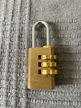 Padlock Combination-Lock Room-Suitcase Number Security-Tool Brass Mini 4-Digits Travel