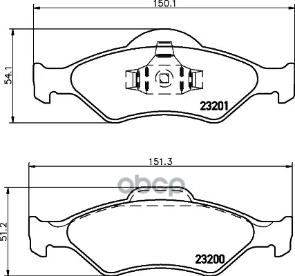 Brake Pad set Disc HELLA. 8DB355008891 | Автомобили и мотоциклы