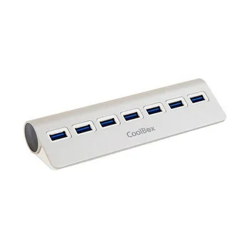 

USB Hub CoolBox COO-HU7ALU3 Aluminium (7 ports)