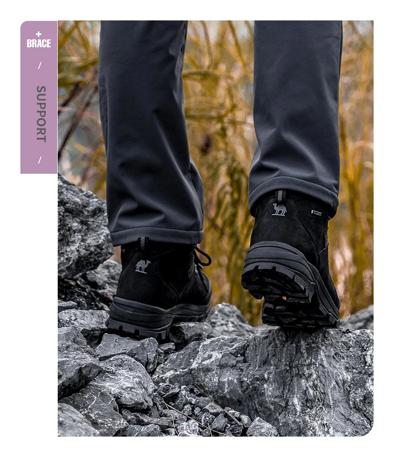 CAMEL мужская походная обувь уличные бутсы походные водонепроницаемые Нескользящие альпинистские горные высокие прочные