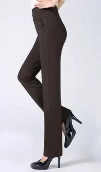 

KIL6233 New Summer Autumn Elasticity m002 Straight Pants Slim Trousers