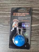 Collar con linterna LED para perro y gato, colgante brillante para mascota de seguridad nocturna, collares luminosos de decoración para gatos y perros