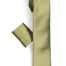 Varetta-узкий зеленый галстук