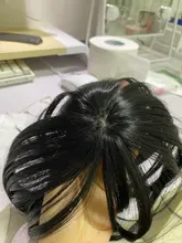 Flequillo de aire 3D fino, extensiones de cabello con Clip, con flequillo, Invisible, sin costuras