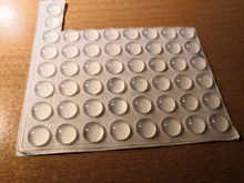 Tope de puerta de goma de silicona para cocina, 5MM de grosor, 11x5MM, amortiguador de parada autoadhesivo para gabinete, almohadilla amortiguadora, Hardware para muebles