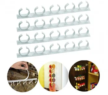 

4369 Set of 4 strips with 5 clips subject spice with adhesive strip behind