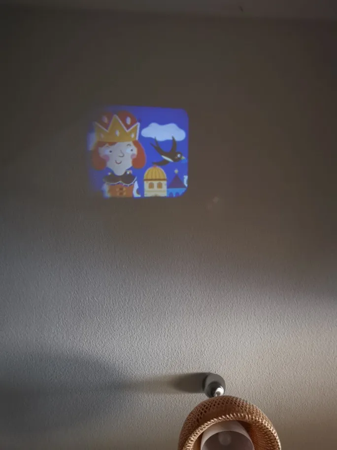 Children & #039؛ s Toy Storybook Torch Projector Kaleidoscope Sky Handrail مراجعة الصورة