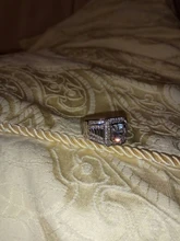 FDLK suntuoso de los hombres de aleación de Zinc de anillo de 2,0 quilates Natural cristal CZ blanco anillo venda de boda de los hombres joyería de fiesta