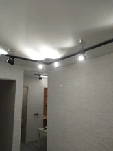 Track-Light Spotlight-Lamp Rail Window-Display-Lighting Fixture-Shop Aluminum LED 220V