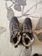 Botas de nieve cálidas de felpa para hombre, Botines de cuero impermeables, zapatos hechos a mano, gran oferta, para invierno