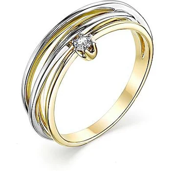 

Master brilliant ring with 1 yellow gold diamond