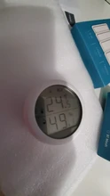 Tuya ZigBee-Sensor inteligente de temperatura del hogar y humedad, dispositivo con pantalla LED que funciona con asistente de Google y Tuya Zigbee Hub