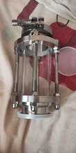 Ferrule Homebrew Tri-Clamp Sight Glass Diopter Stainless-Steel WZJG SS304 New for Diary-Product