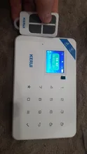 KERUI-sistema de alarma de seguridad para el hogar Detector de movimiento, Control de fuego, Detector de humo, alarma, pantalla con WIFI, GSM, TFT, 1,7 pulgadas, W18
