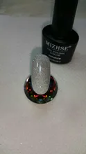 MIZHSE-esmalte de uñas en Gel UV, barniz de uñas semipermanente brillante en 6 colores, 10ML