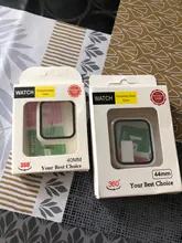 Para carcasa de reloj Apple 44mm 40mm iWatch 42mm 38mm parachoques de templado de vidrio de 44 42 38 42mm reloj de apple 4 4 5 SE 6