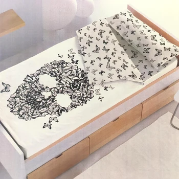 

CARLA HOME MOD Duvet Cover. HOLY Black. Textile. Bed Linen. With Zipper, Youth